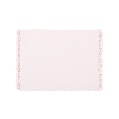 COOL QUILT RUG FRILL  S 1400 X 1000 PINK