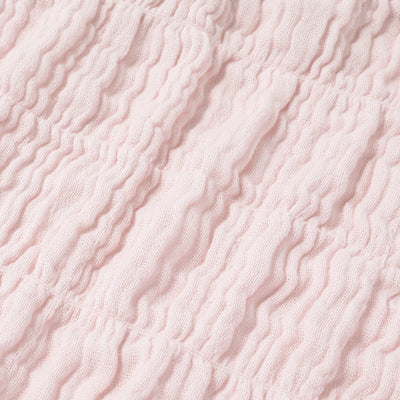 RIPPLE 夏季毯子 小號 1400 x 1900淺粉紅色