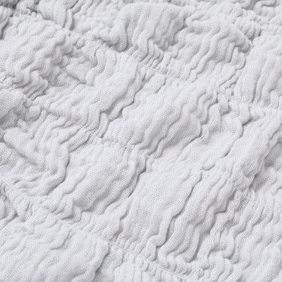 RIPPLE 夏季毯子 小號 1400 x 1900淺灰色