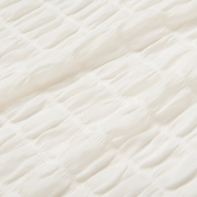 COOL RIPPLE  涼感波紋毯子 半碼 白色