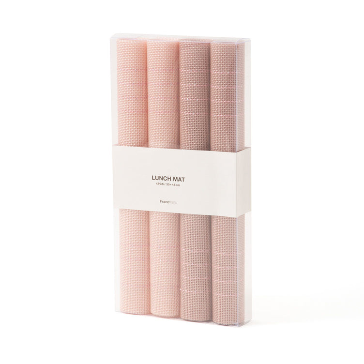 WISHINY LUNCH MAT 4P Pink