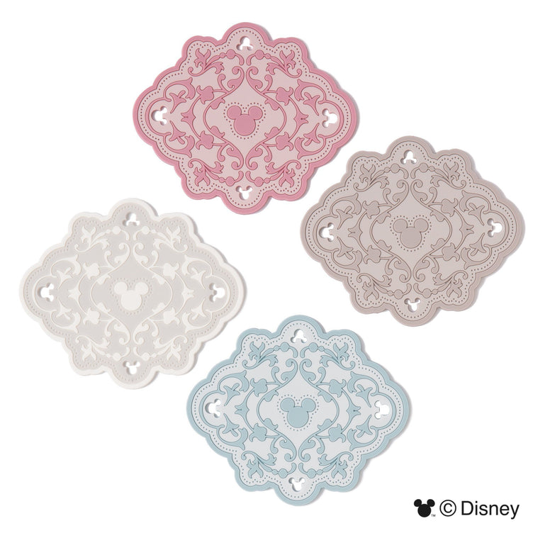 DISNEY ORNAMENT COASTER WHITE