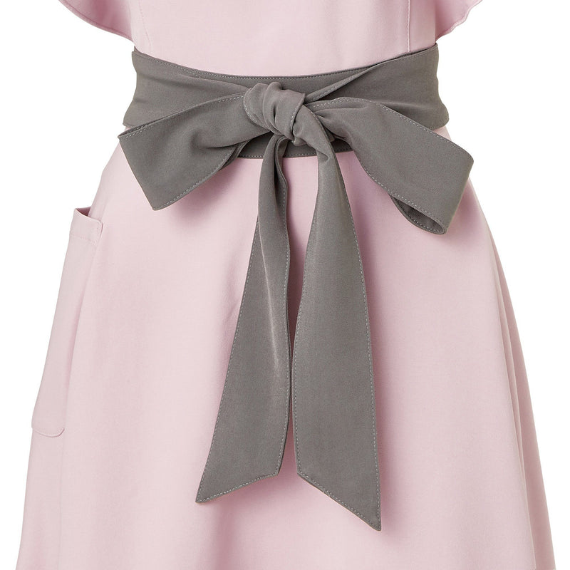 FLARE FRILL FULL APRON Pink