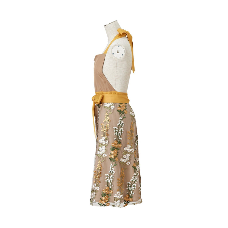 TULLE  FULL APRON  BROWN