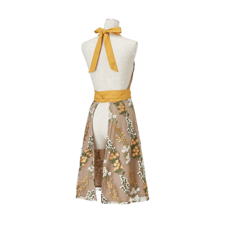 TULLE  FULL APRON  BROWN