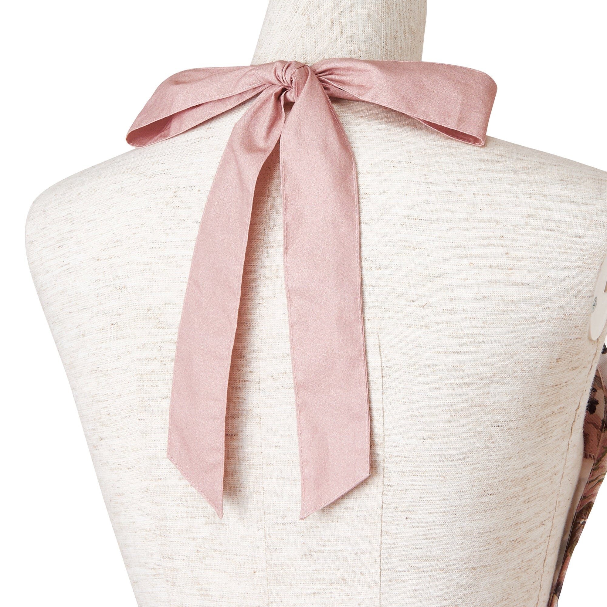 Dusty Flower Full Apron  Pink