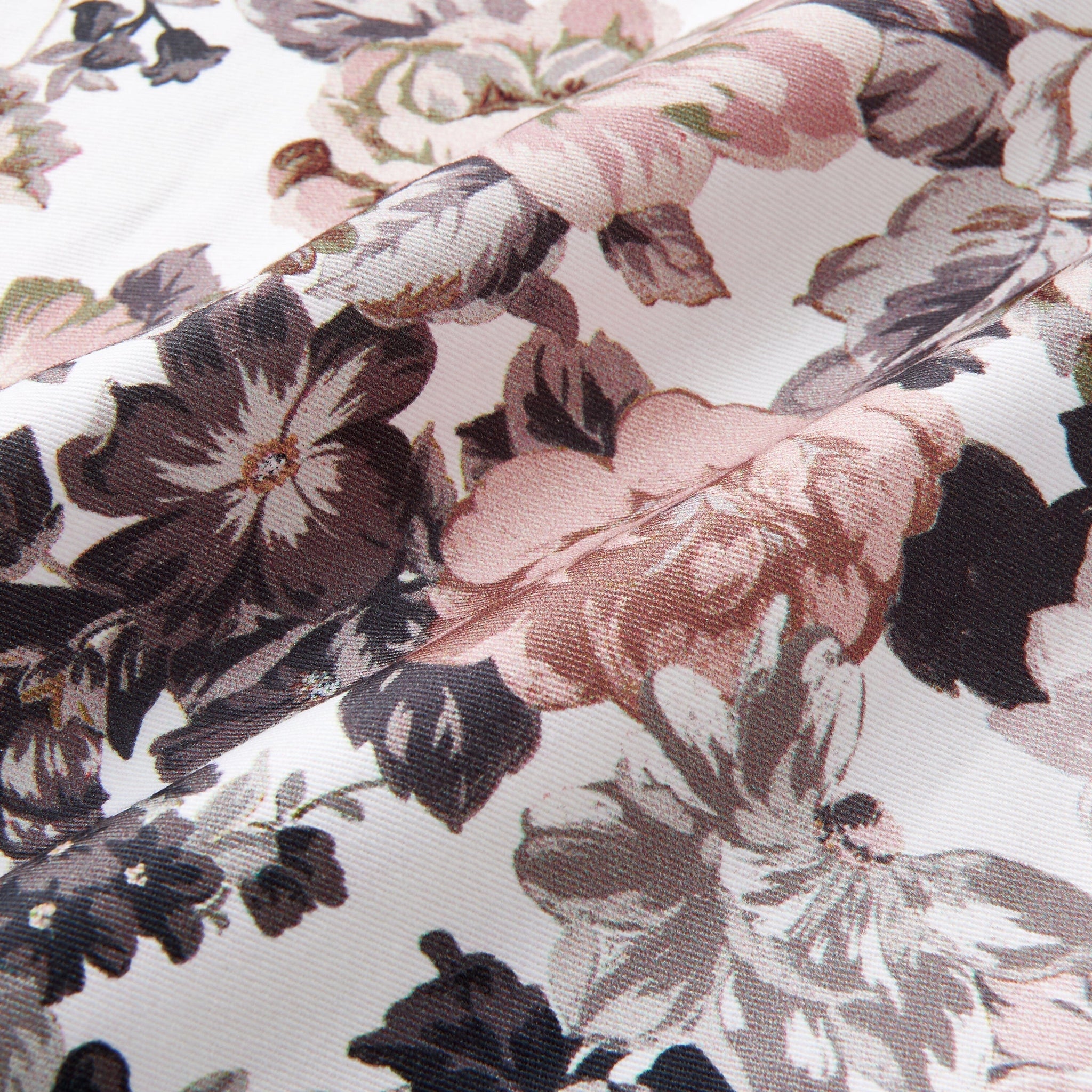 Dusty Flower Full Apron  Pink