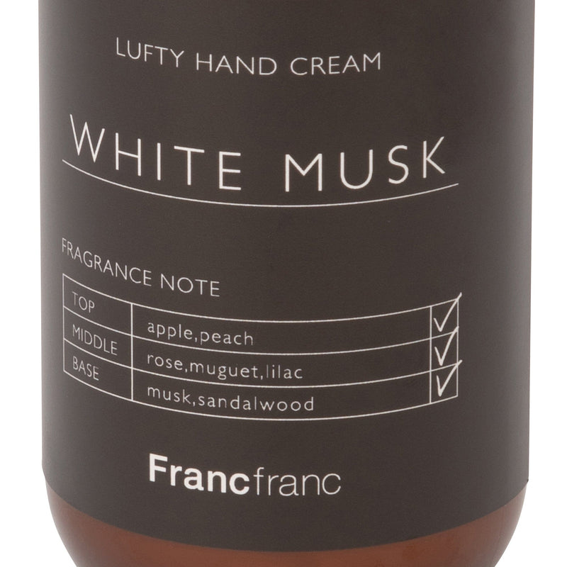 LUFTY HAND CREAM M WHITE MUSK BLACK