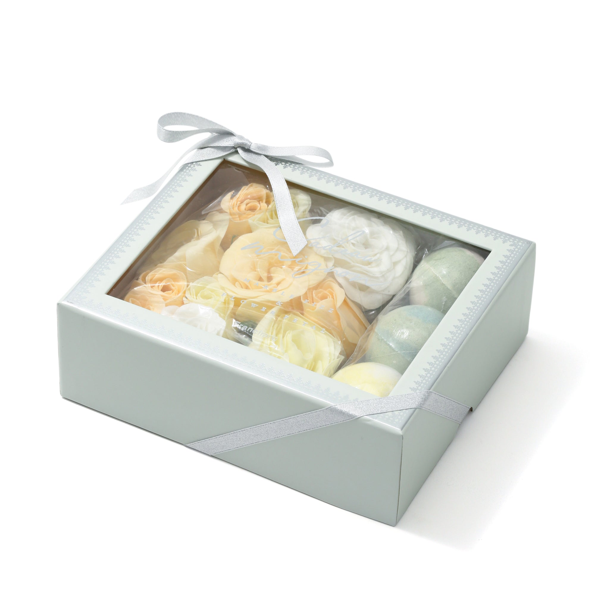 CADEAU MIGNON FIZZ&PETAL SQUARE LIGHT GREEN