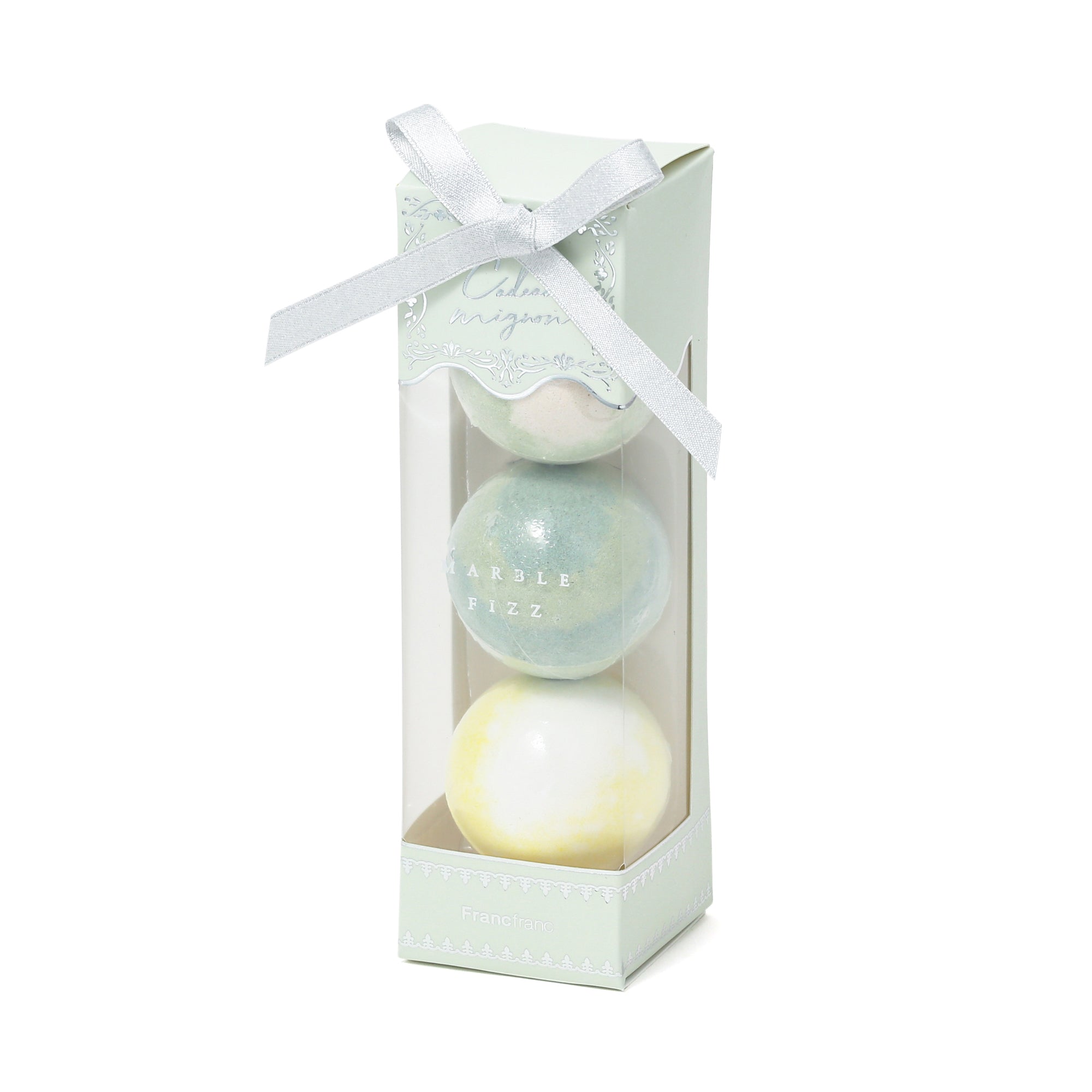 CADEAU MIGNON BATH FIZZ 3PCS LIGHT GREEN