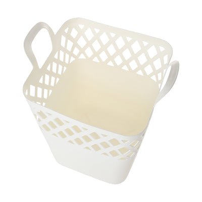 SQUARE Laundry Basket Large White