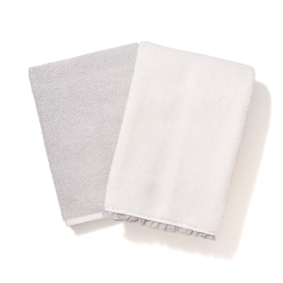 FUWASARA Bath Towel Set White
