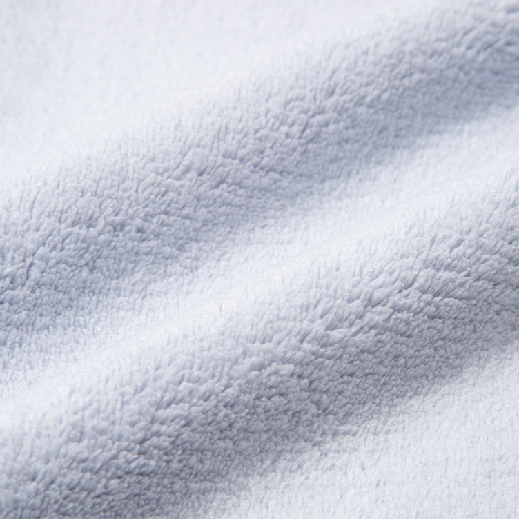 MICROFIBER BATH TOWEL SCALLOP LIGHT BLUE