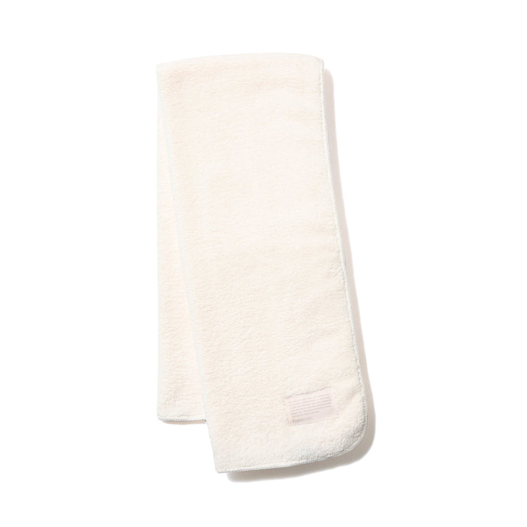 MICROFIBER FACE TOWEL PLAIN IVORY