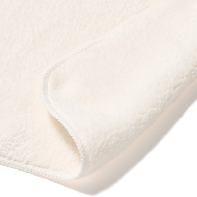 MICROFIBER FACE TOWEL PLAIN IVORY