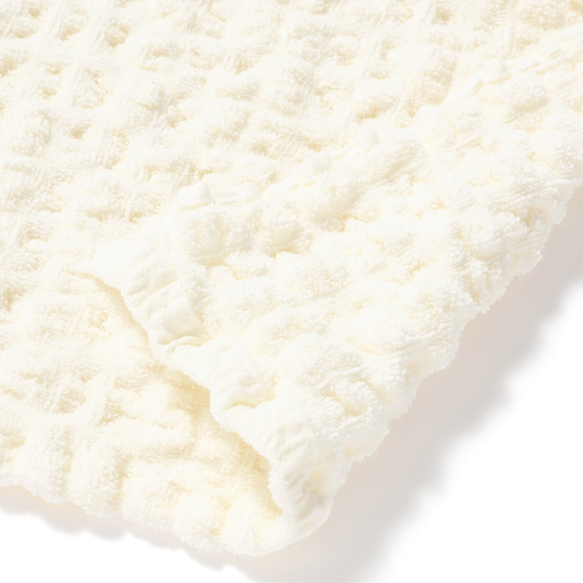 Ripple Face & Hair Towel  White