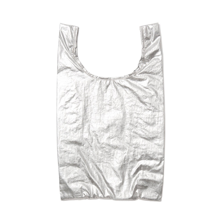 BAGCHARM ECOBAG TYPO SILVER