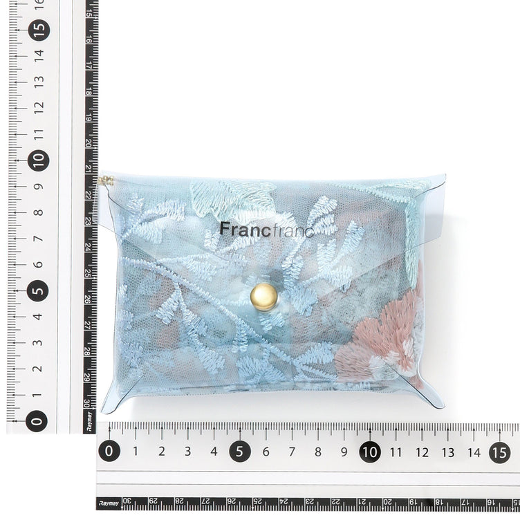 TULLE BAG LIGHT ORANGE X LIGHT BLUE