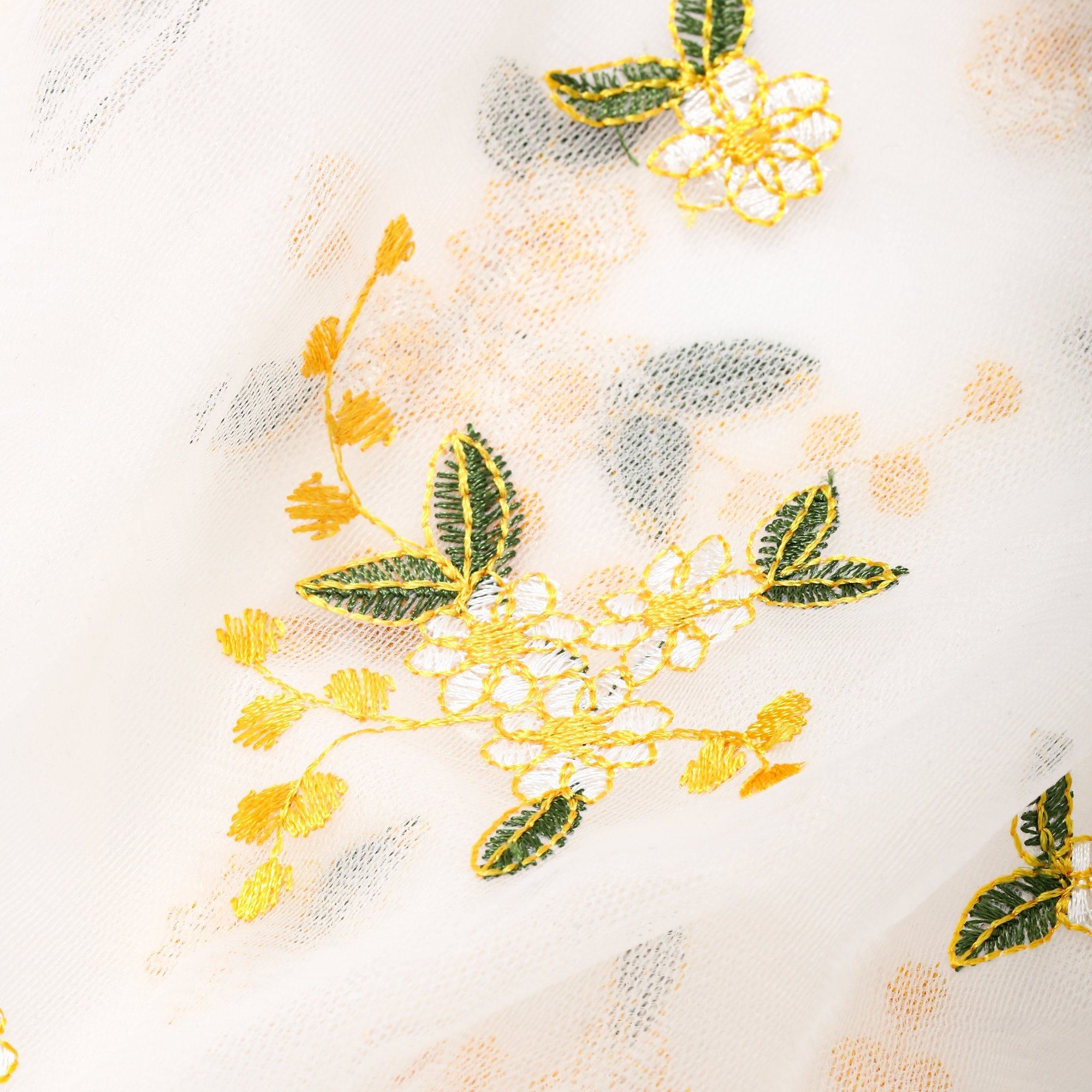 TULLE bag YELLOW x WHITE