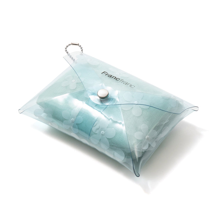 TULLE BAG FLOWER WHITE X MINT