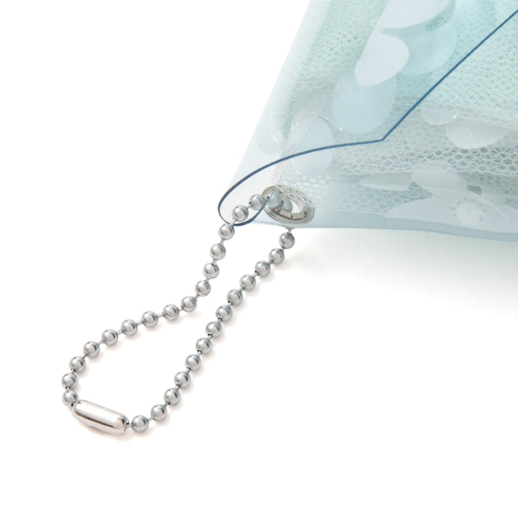 TULLE BAG FLOWER WHITE X MINT