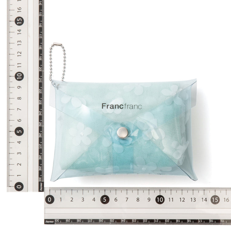 TULLE BAG FLOWER WHITE X MINT