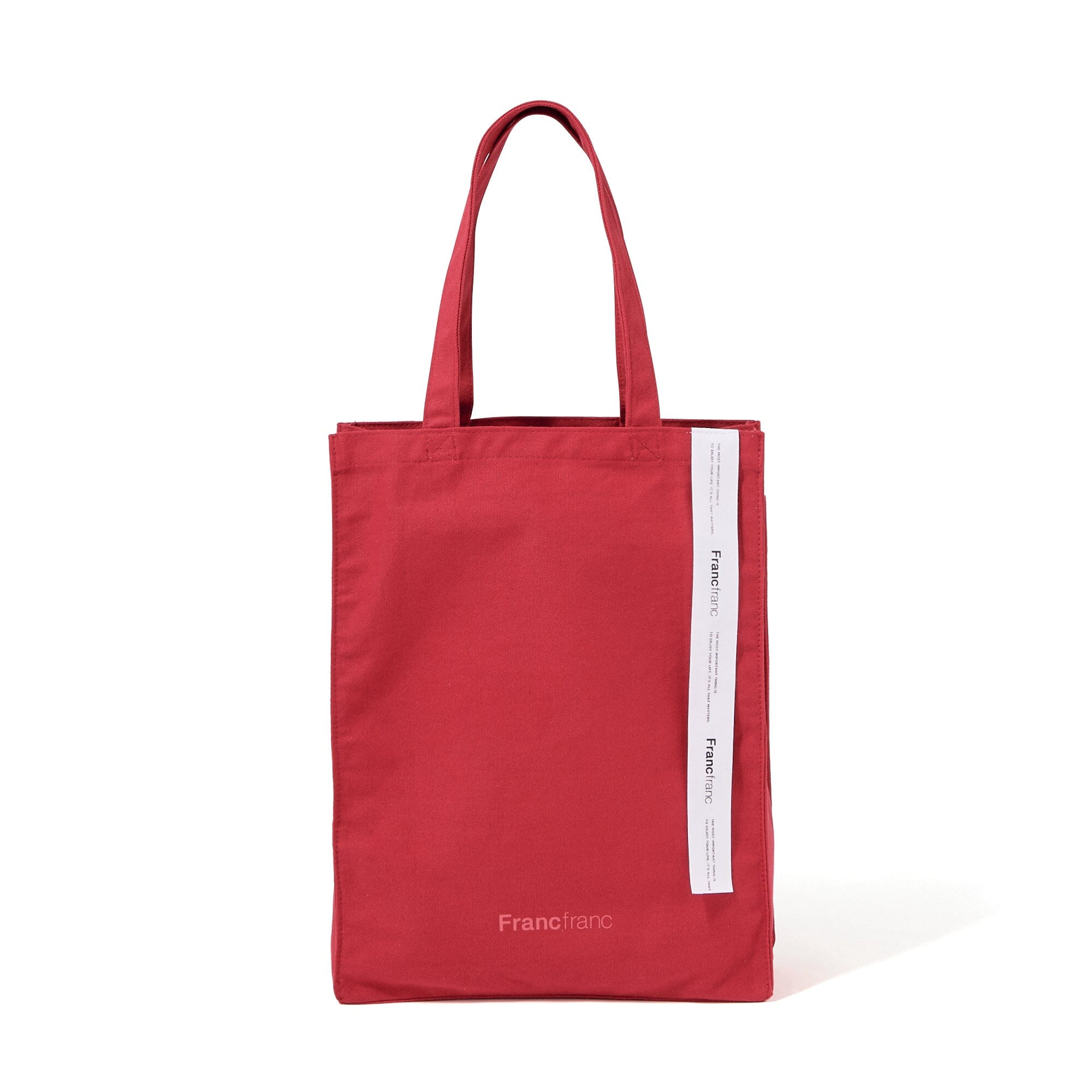 23Ss Logo Tote M Red