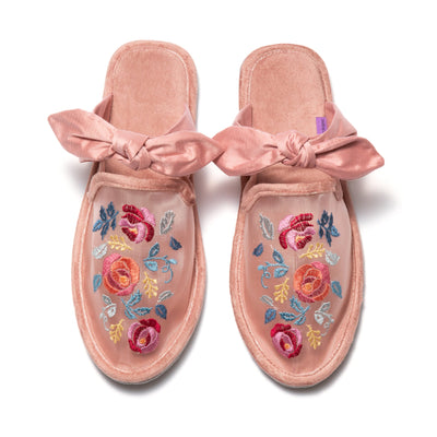 ANNA SUI ROOM SHOES PINK