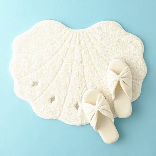WASHABLE SHELL ROOM SHOES WHITE