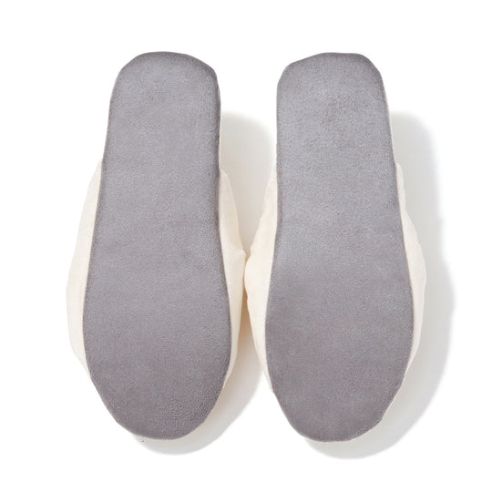 WASHABLE SHELL ROOM SHOES WHITE
