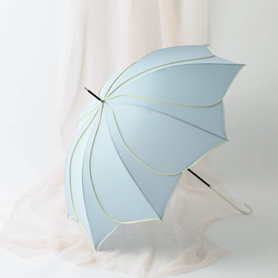 BICOLOR PIPING 雨傘 綠色 58CM