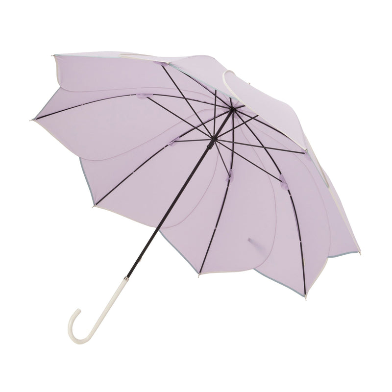 BICOLOR PIPING 雨傘 紫色58CM