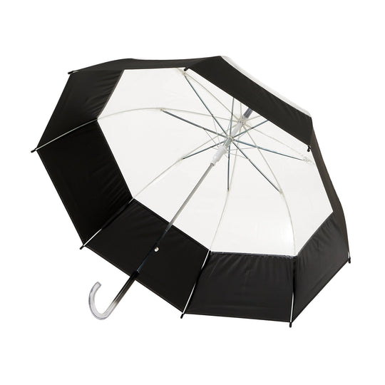 PLUIE PLASTIC UMBRELLA 58 BLACK