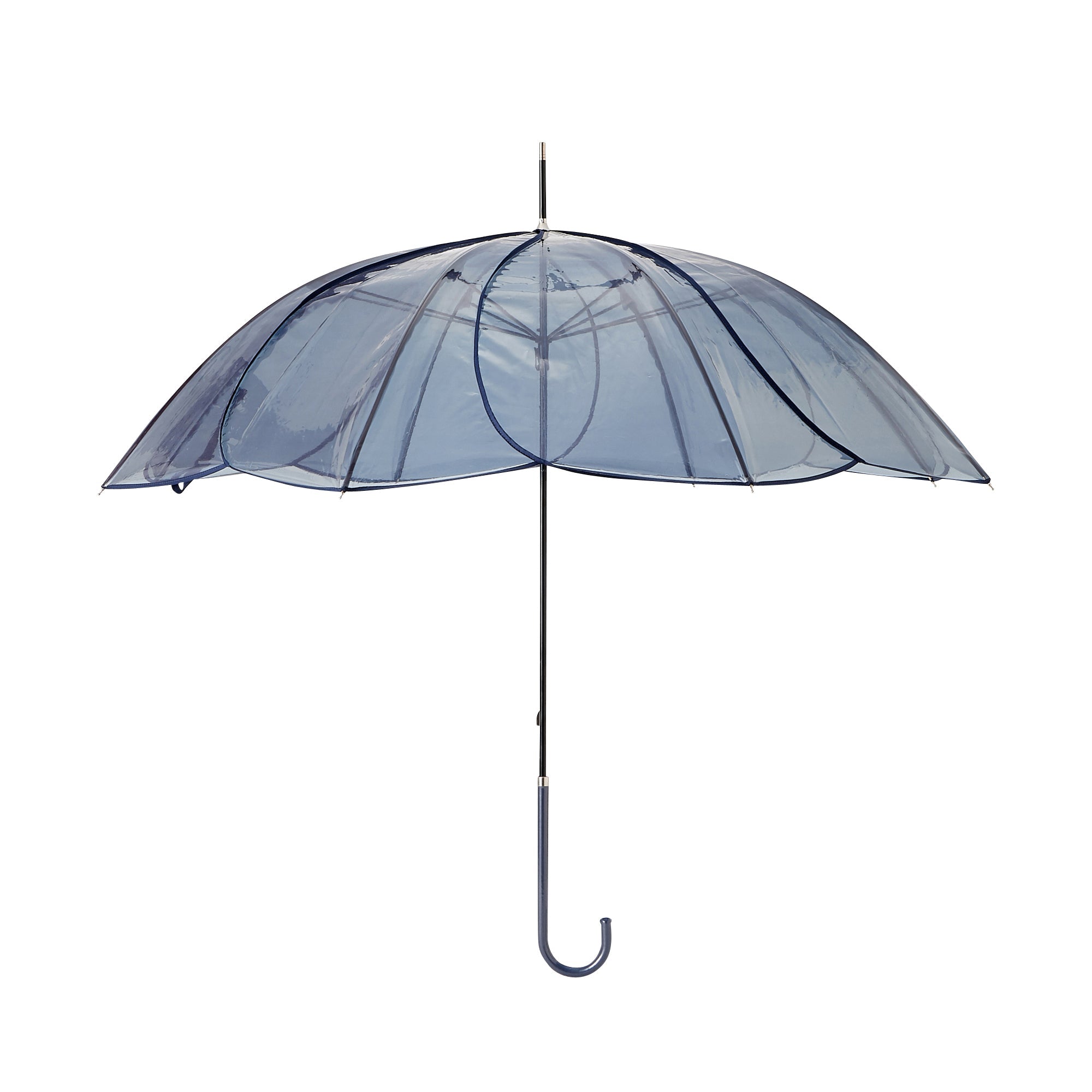 CLEAR UMBRELLA COLOR PIPING 58 GRAY