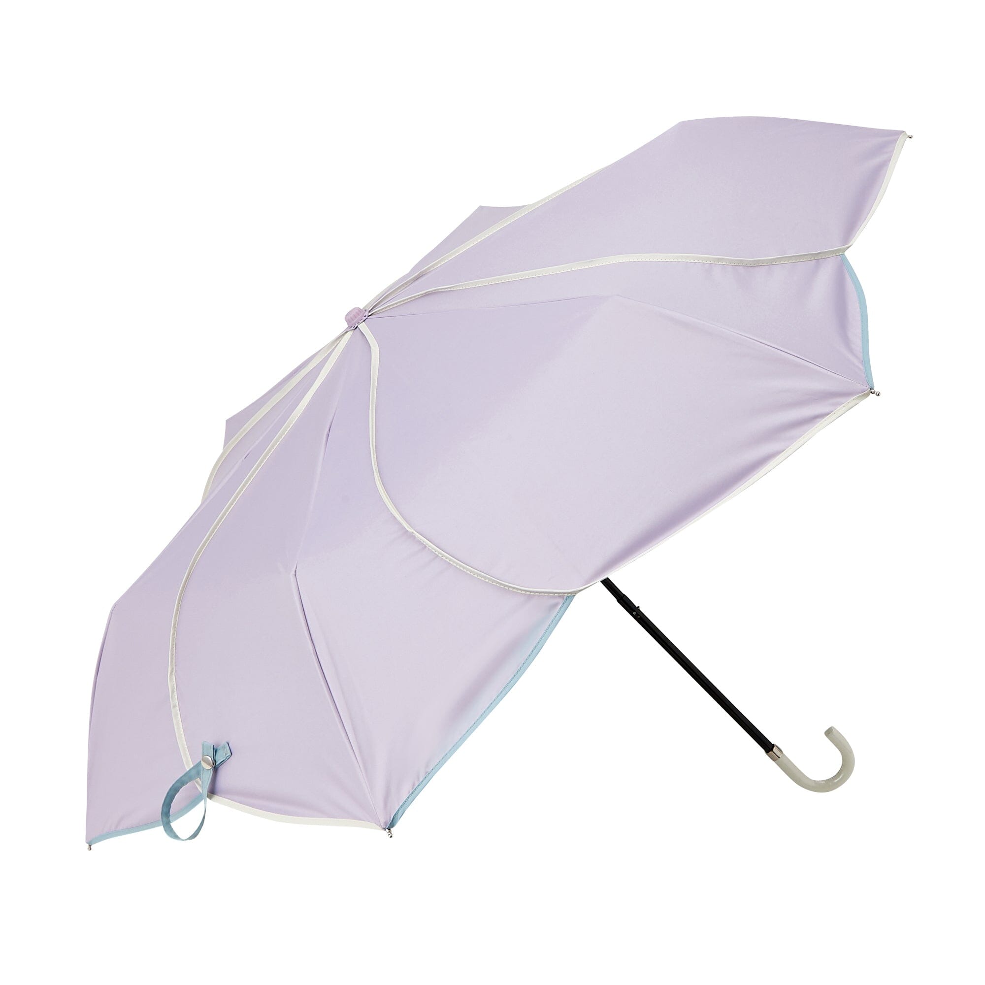 BICOLOR 雙色折疊晴雨傘 47cm 紫色