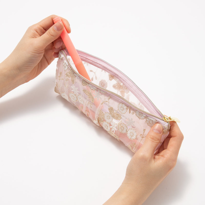 TULLE PENCASE PINK