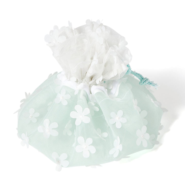 TULLE DRAWSTRING POUCH MINT