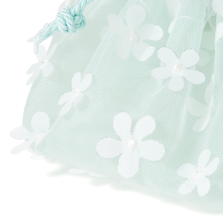 TULLE DRAWSTRING POUCH MINT