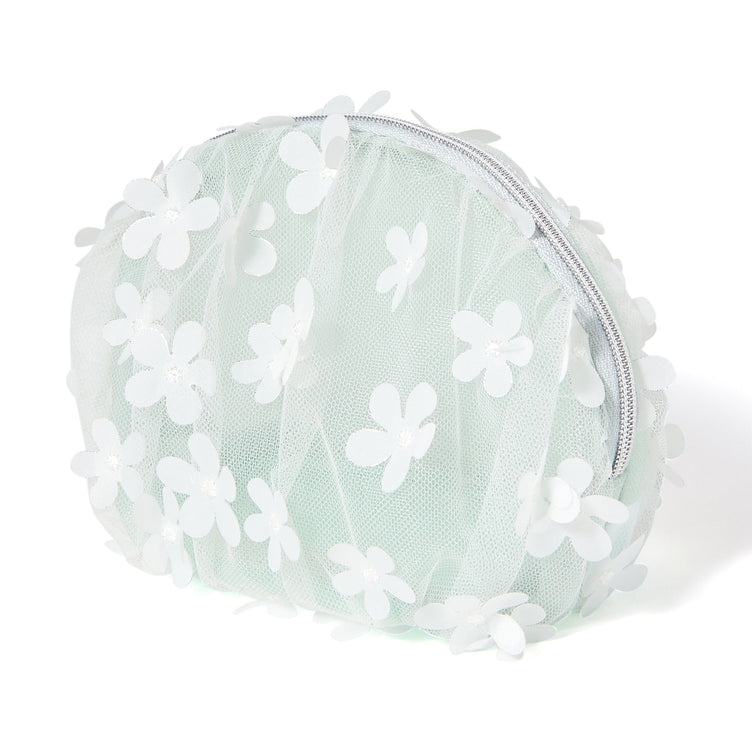 TULLE ROUND POUCH MINT