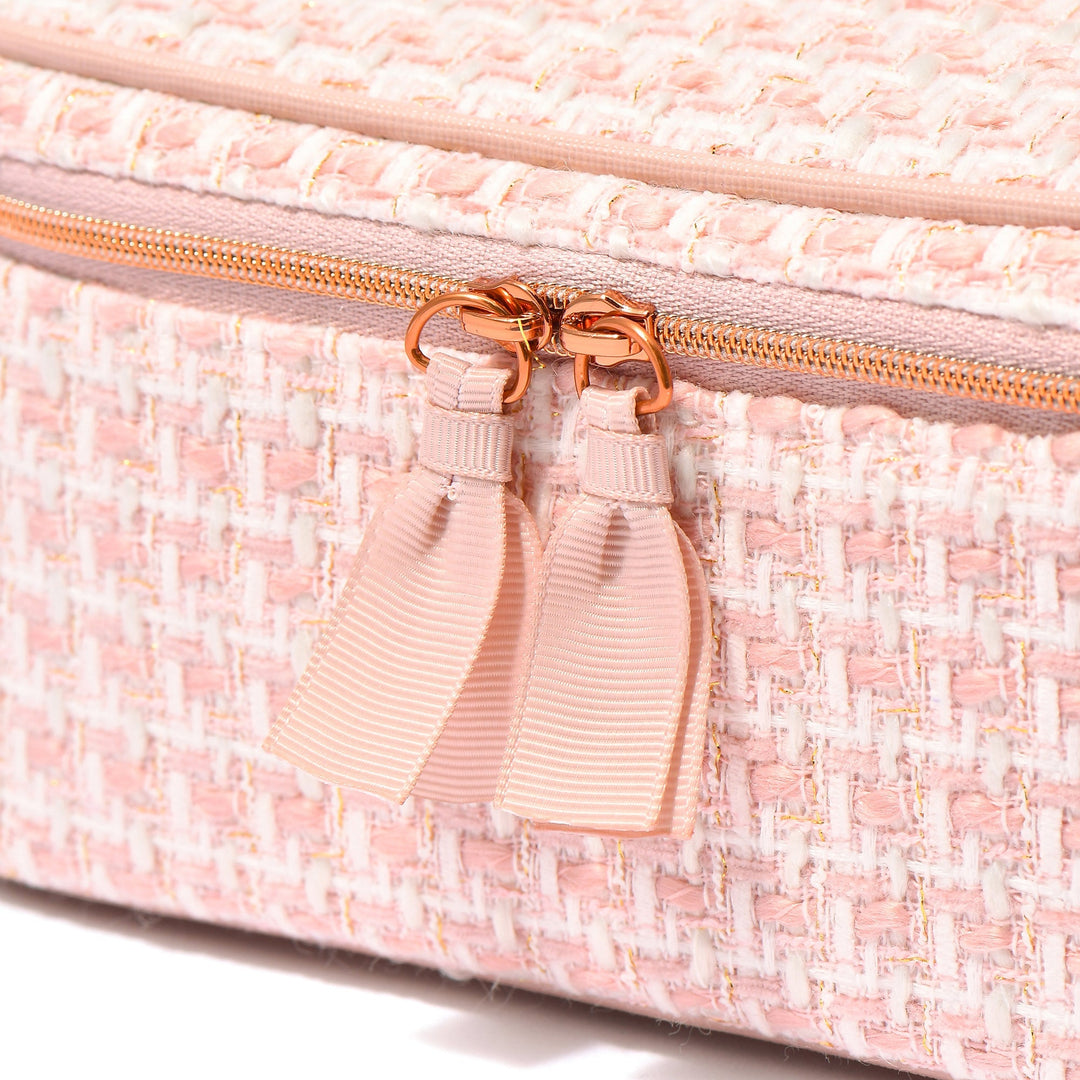Tweed Vanity Pouch Small Pink – Francfranc Hong Kong