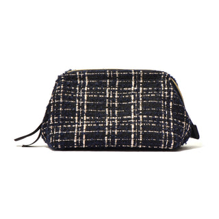 TWEED WIRE POUCH BLACK