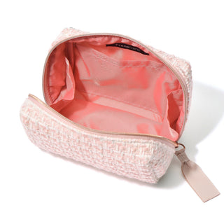 TWEED POUCH SMALL PINK