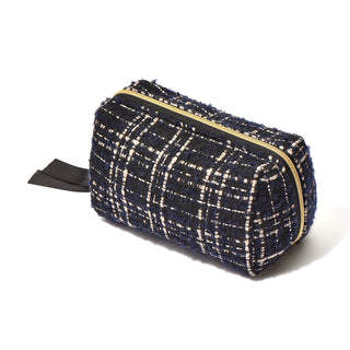 TWEED POUCH SMALL BLACK