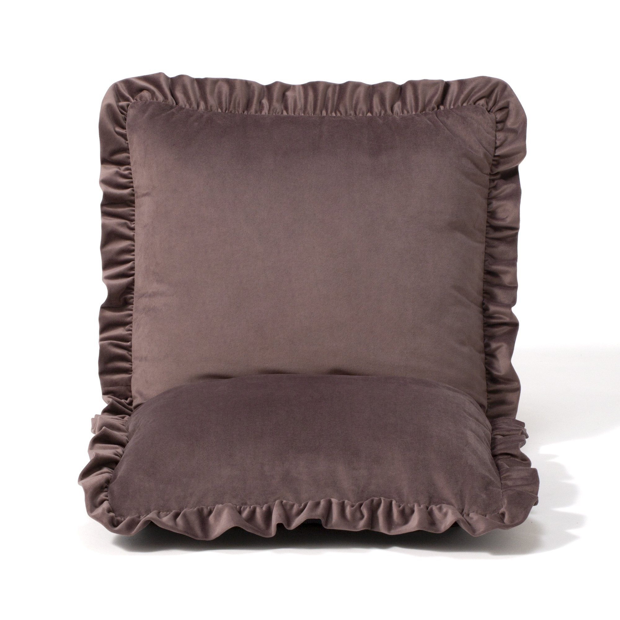 CALIN FLOOR CHAIR Brown (W570 × D545 ～ 920 × H150 ～ 490)