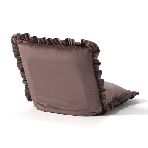 CALIN FLOOR CHAIR Brown (W570 × D545 ～ 920 × H150 ～ 490)