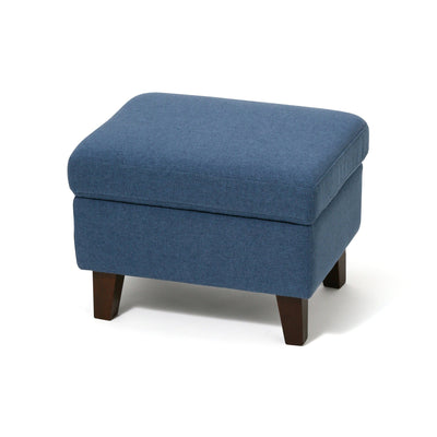 AGET OTTOMAN NAVY (W560×D430×H425)