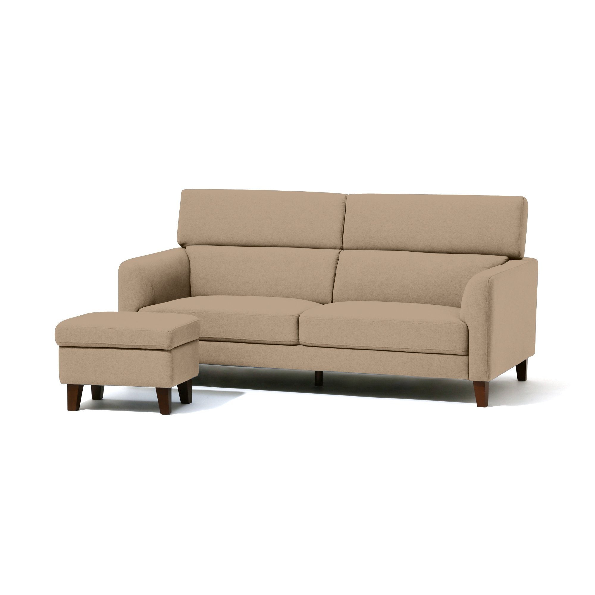 AGET OTTOMAN BEIGE (W560×D430×H425)