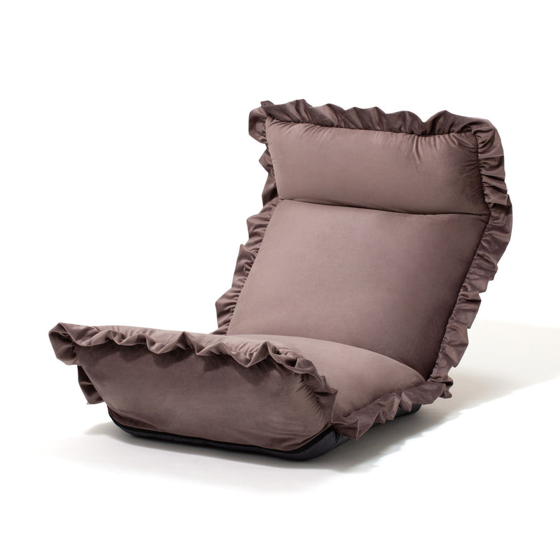CALIN Floor Chair HIGH Back W610×D690～1480×H150～760 BROWN
