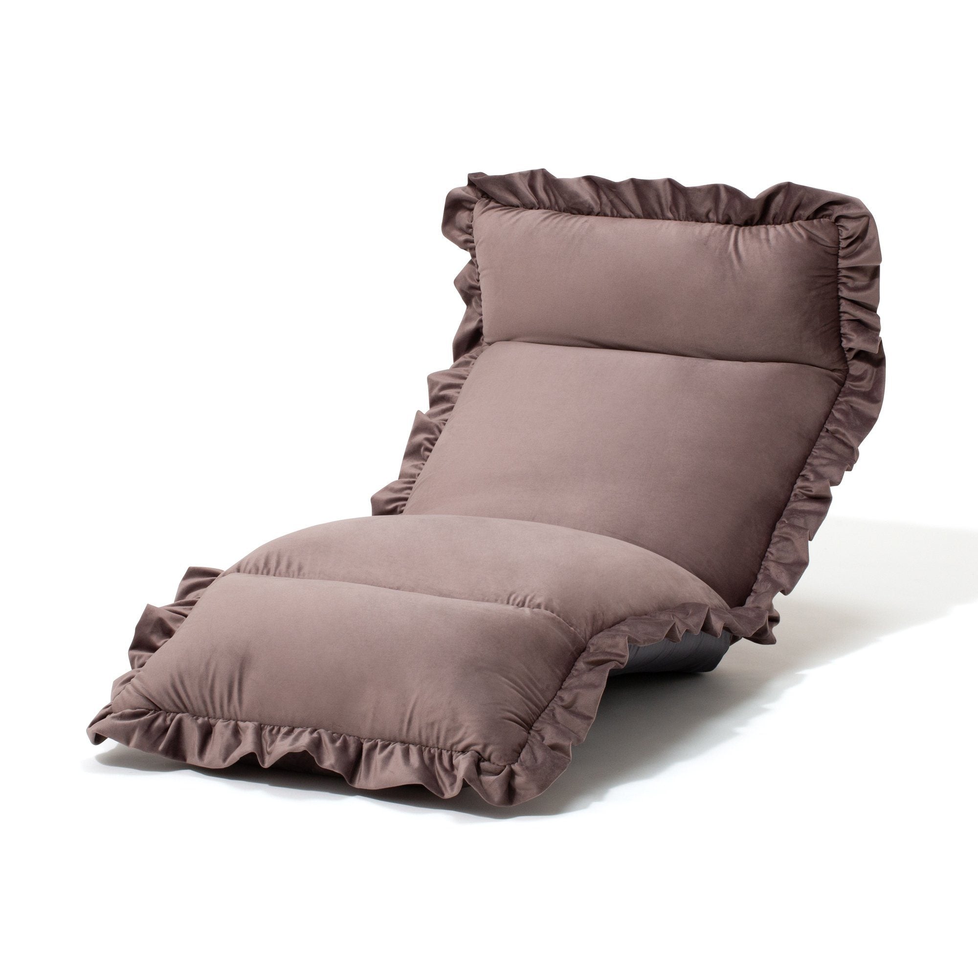 CALIN Floor Chair HIGH Back W610×D690～1480×H150～760 BROWN