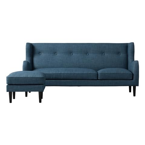 FIER Sofa Blue (W1800 × D1335 × H830)